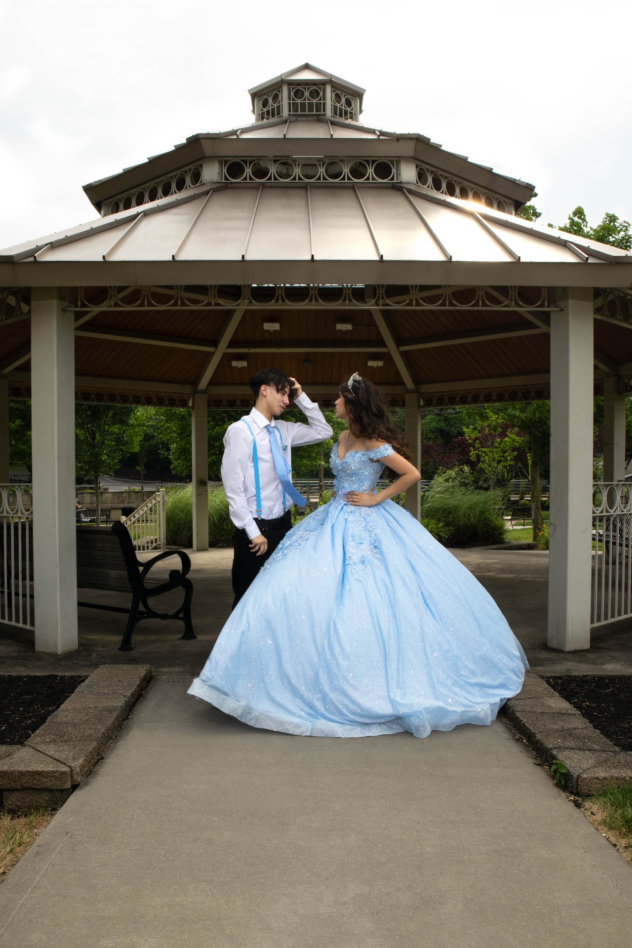 Birthday couple celebrating with gift boxes, DFW event photography by Rayala Photo